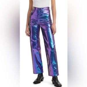 Levi’s Ribcage Iridescent Straight Leg Ankle Pants